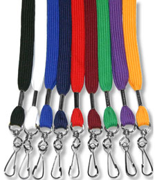 Flat Lanyard with Swivel Hook